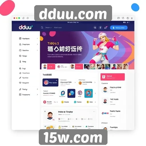 Interface do usuário do dduu.com e sua funcionalidade